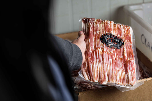 Boks Streaky Bacon (Tasmanian Oak Smoked, Dry Cured) 1kg