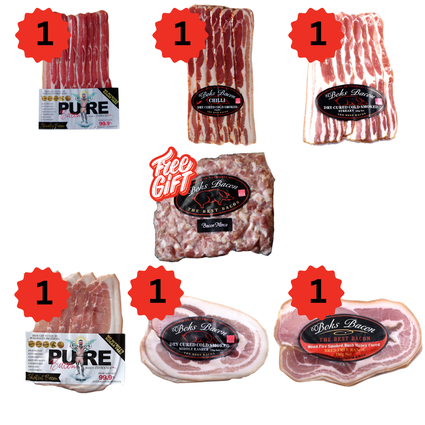 The Bush Taster Box - 6 Assorted Packs