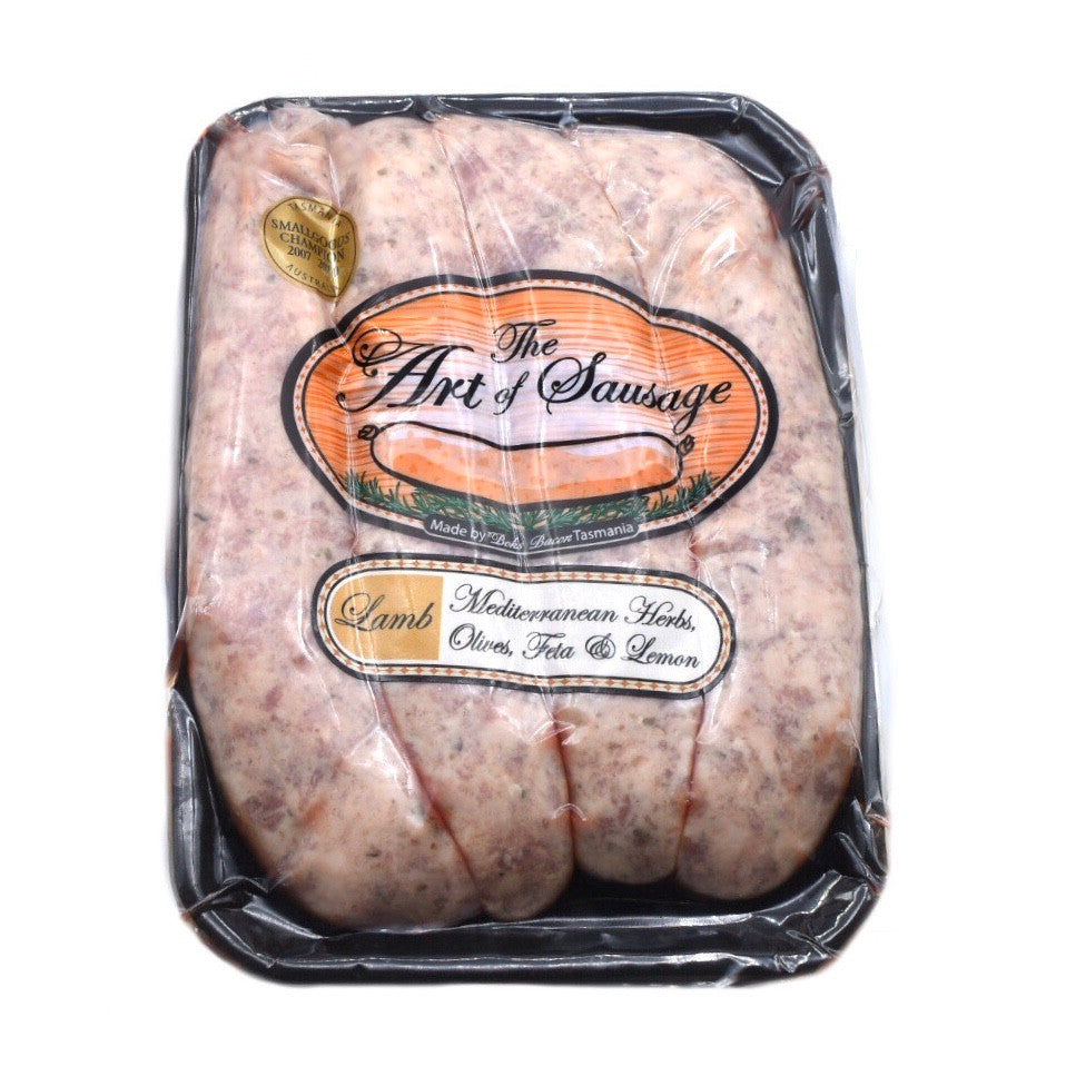 Lamb Mediterranean with basil, olives & feta 400g