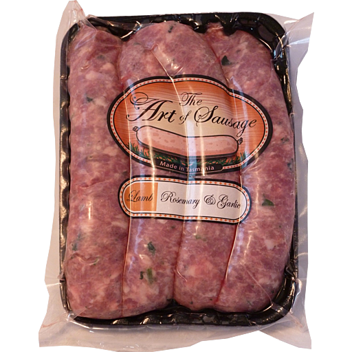 Lamb, Fresh Rosemary and Roasted Garlic Sausages 400g