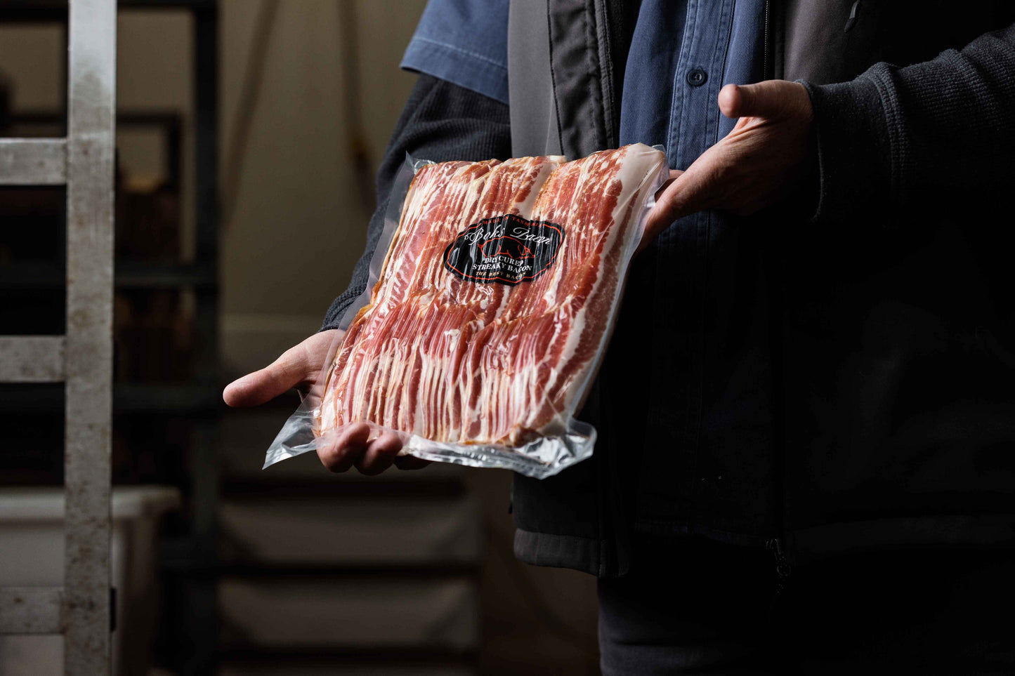 Boks Streaky Bacon (Tasmanian Oak Smoked, Dry Cured) 1kg