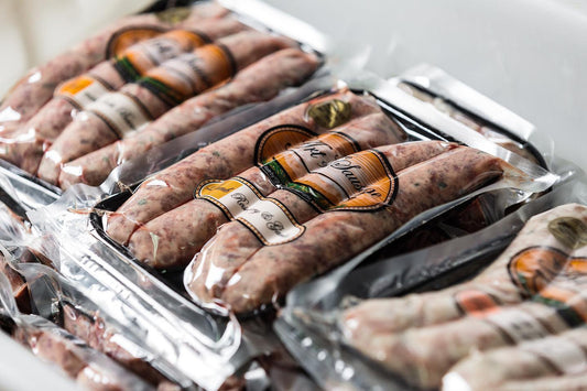 Lamb, Fresh Rosemary and Roasted Garlic Sausages 400g