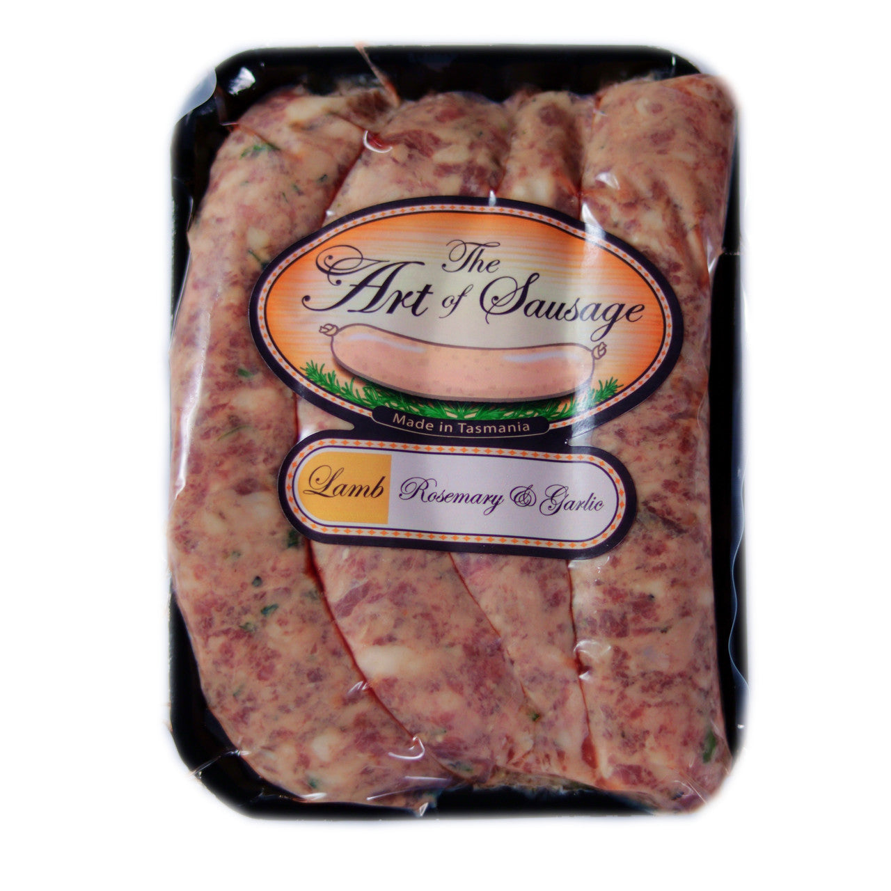 Lamb, Fresh Rosemary and Roasted Garlic Sausages 400g